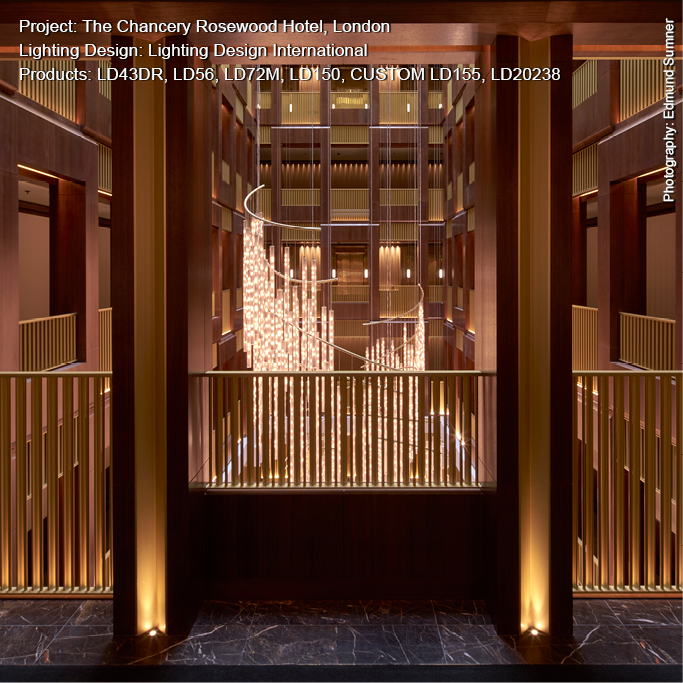 The Chancery Rosewood Hotel Lightgraphix Creative Lighting Solutions